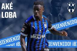 Aké Loba fue anunciado como nuevo futbolista de loa Rayados de Monterrey en redes sociales.