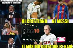 Harry Kane se convirtió hoy en el máximo goleador del 2017 superando a Lionel Messi y este no se salvó de los memes en las redes sociales.