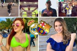 Barcelona y Real Madrid se verán las caras en un nuevo clásico español por LaLiga. Es un partido que detiene al mundo y los famosos hondureños siguen a este equipo.