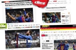 La prensa internacional sobre el Clásico Real Madrid-Barcelona.