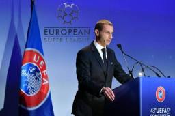 El presidente de la UEFA, Aleksander Ceferin, arremetió contra la creación de la Superliga europea.