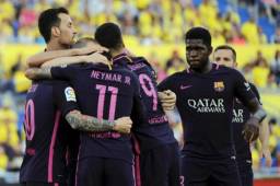 El Barcelona logró sumar de tres en su visita al estadio Gran Canaria.