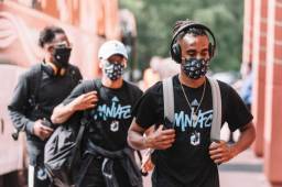 Los futbolistas del Minnesota United no pudieron salir a la cancha y se quedaron sin jugar.
