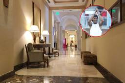 Ronaldinho visitó ayer varios lugares de la capital, Tegucigalpa.