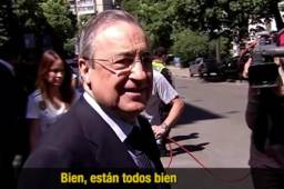 Florentino comunicó que el Real Madrid se encuentra bien antes de la final de Champions.