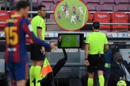 Una jugada de Lenglet y Sergio Ramos desató la polémica en el Clásico español.