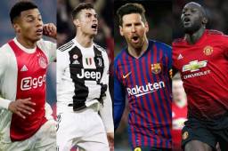 Ajax, Juventus, Barcelona y Manchester United están en cuartos de final de Champions League.