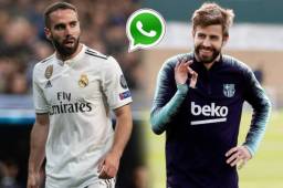 Carvajal dijo que el grupo de Whatsapp del Real Madrid es más precavido en comparación al que administra Piqué en el Barcelona.