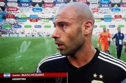 Mascherano lamentó el empate contra Islandia en el Mundial de Rusia 2018.