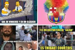 Real Madrid venció al Barcelona por 2-0 con goles de Vinicius y Mariano, y los memes no se hicieron esperar en las redes sociales.