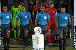 Concacaf nombra árbitros hondureños para el duelo Guatemala-Panamá por la Liga de Naciones