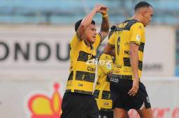 ¡Tremendo desahogo! Bryan Moya se estrenó como goleador con el Real España después de 13 jornadas de espera