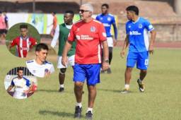 Entrenamiento de Olimpia de este martes en la Villa Olímpica. Foto: Marvin Salgado