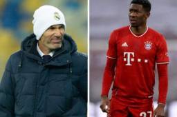 Zidane evita hablar sobre un eventual fichaje de David Alaba, jugador del Bayern Munich.