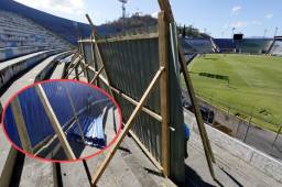 El estadio Nacional de Tegucigalpa fue construido en 1948 y desde esa época no se le han hecho cambios en su estructura. Fotos Marvin Salgado