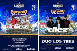 ¿No tienes dónde ir? Diario Diez y Radio House Campo te invitan disfrutar la final de la Champions League Real Madrid vs Liverpool