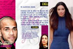 La desgarradora carta de Dani Alves a Joana Sanz luego de su ruptura: “Sabes quien realmente soy, lucharé hasta el final”