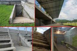 En la ciudad de Orocuina, Choluteca, se construye un estadio con fondos donados por un empresario de Estados Unidos. Se inaugurará el próximo mes y costó 10 veces menos que el que se inauguró la semana pasada en Choluteca.