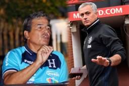 El entrenador de Honduras, Jorge Luis Pinto, se siente orgulloso que varios medios de la región le llamen el Mourinho de Centroamérica. Foto Roberto Claros