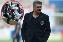 El entrenador del Motagua, Diego Vázquez, dijo que pudieron empatar el juego y criticó la decisión del árbitro Saíd Martínez al no sancionar una mano de Chirinos.