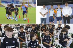 Diunsa inaugura los Clinics de la Fundación Real Madrid en San Pedro Sula, Honduras
