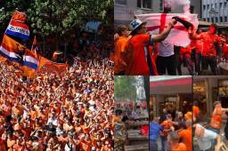 Destruyeron el bar: Aficionados de Países Bajos se fueron a los golpes con los ingleses en la previa de la semis de la Eurocopa