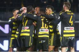 El atacante hondureño sigue teniendo participación en la primera división del fútbol griego.