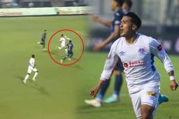 Olimpia madrugó al Motagua: ¡Michaell Chirinos, con gol de camerino, define con maestría en el clásico!