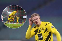 Erling Haaland marcó doblete en su regreso a las canchas con el Borussia Dortmund.