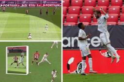 Te presentamos algunas imágenes de lo que fue la victoria del Real Madrid por 1-0 ante el Athletic Bilbao en San Mamés. El VAR fue protagonista de nuevo.