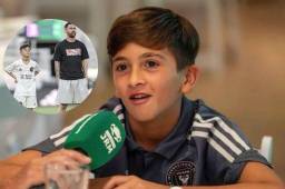 El hijo mayor de Messi ya da entrevistas como jugador del Inter Miami.