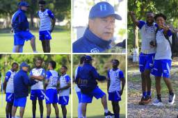 Con un par de charlas privadas, el Bolillo Gómez cerró el último entrenamiento de la Selección de Honduras de cara al viaje ante Panamá por la última ventana de las eliminatorias rumbo al Mundial de Qatar 2022.