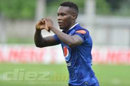 Rubilio Castillo sabe la importancia que tiene para Motagua el clásico contra Marathón. Foto DIEZ