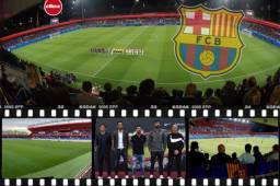 El equipo azulgrana inauguró el estadio Johan Cruyff, que servirá para los encuentros de la Masía. Messi y compañía fueron los invitados de lujo.
