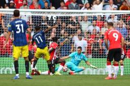 Mason Greenwood evitó la derrota del Manchester United frente al Southampton.