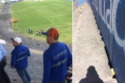 El estadio Nacional tiene una grave grieta en sol centro y por eso Copeco recomienda su cierre temporal mientras se realiza un estudio y se definen las mejores.