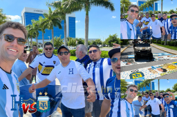 El cotejo entre Honduras vs. Argentina comienza a partir de las 6 de la tarde hora hondureña.