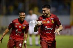 Real España superó al Herediano en juego de ida de los cuartos de final de la Liga de Concacaf. Foto: Yoseph Amaya.
