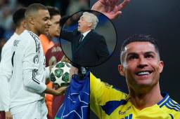 Ancelotti dice que Mbappé tiene todo lo necesario para llegar al nivel de Cristiano Ronaldo. Foto: EFE