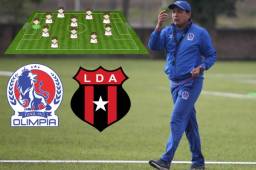 Olimpia y Alajuelense se enfrentan este viernes a las 7:00 de la noche en el estadio Morazán.