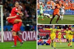 Suecia, Estados Unidos y Holanda ganan en su primer partido del Mundial Femenino de Francia 2019.