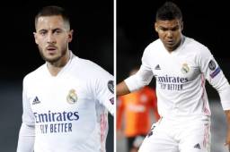 Real Madrid no podrá contar con Casemiro y Hazard, quienes han sido aislados del resto de jugadores.