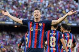 Lewandowski se la está pasando de maravilla en el inicio de temporada con el FC Barcelona.