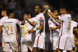 Olimpia venció 3-1 al Diriangén en un escenario espectacular como lo fue el Morazán. Foto: Yoseph Amaya.