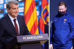 Koeman descartó uno de los fichajes con que Laporta intentaba convencer a Messi de que se quedara.