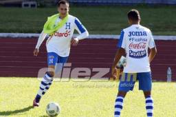 El volante Marcelo Canales es uno de los titulares que está utilizando Jorge Luis Pinto para los partidos amistosos contra Jamaica y Ecuador. Foto Delmer Martínez