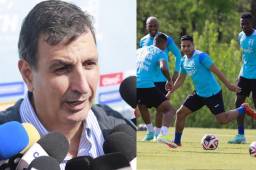 Jorge Salomón, Presidente de la Fenafuth, se unió este miércoles a la concentración de Honduras en Dallas. FOTOS: Karla López