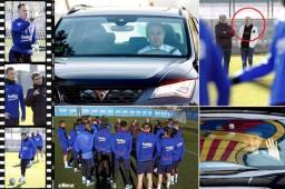 El FC Barcelona regresó estes lunes a los entrenamientos luego de la eliminación en la Supercopa de España. Los jugadores recibieron una visita de lujo y Valverde tiene las horas contadas.