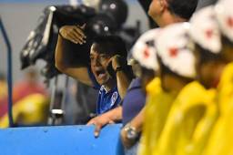 Dani Turcios salió muy contento con el resultado ante Real España.