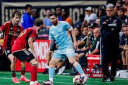 Messi y el Inter Miami de Gerardo Martino no pudieron este sábado ante Atlanta United. Foto: EFE